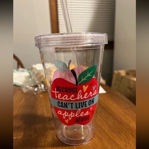 Teacher water bottle, brand new